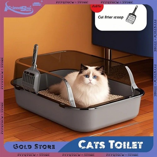 Large stainless steel pet cat - steel,