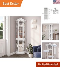 Lighted 3-Side Glass Display