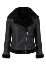 Boohoo Black Faux Shearling
