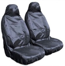 Seat covers front black - covers,