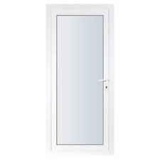 IN STOCK UPVC FULL GLASS DOORS