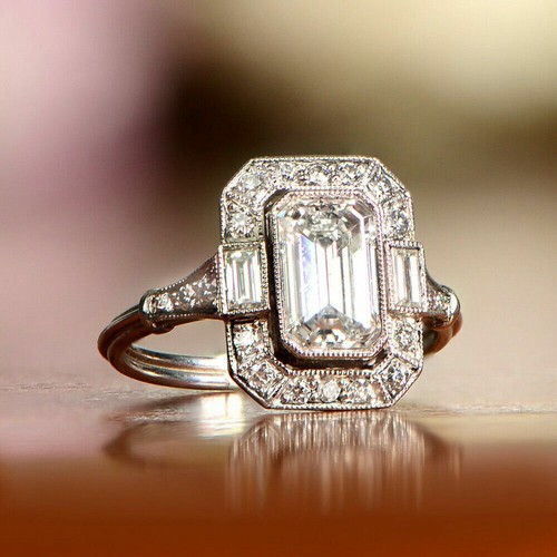 Vintage emerald cut - 3.10,