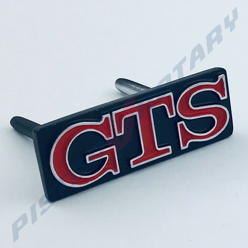 Gts dash badge red chrome - badge, red,