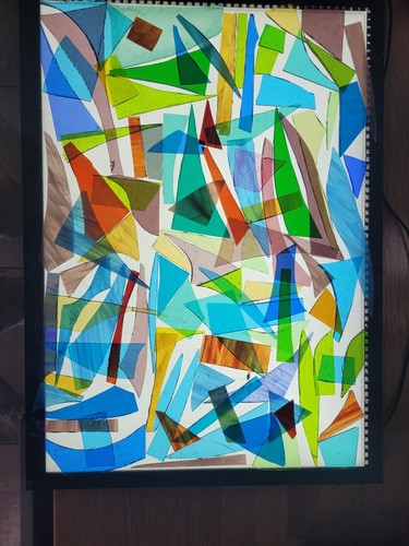 Stained glass offcuts - offcuts, suitable