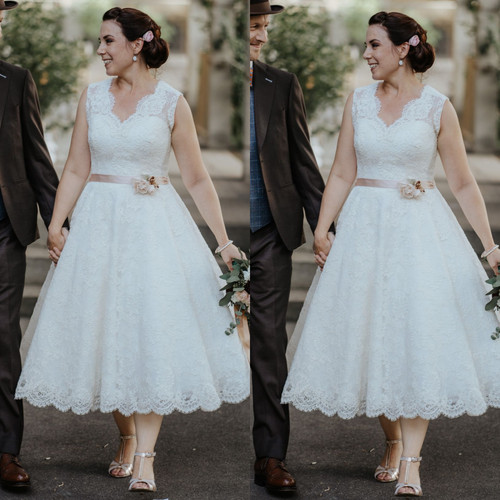 Tea length wedding - tea,