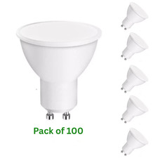 1 - 100 Pack GU10 LED Bulbs 5W