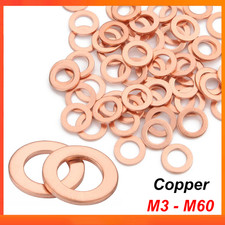 Copper Sealing Washers Metric