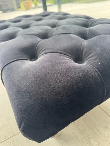 Black luxury foot stools - foot,