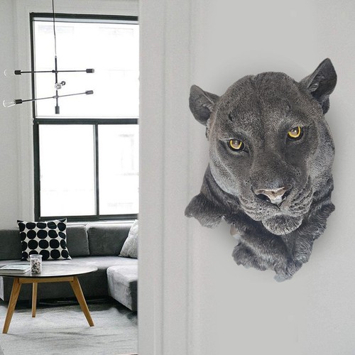 Animal head statue wall mount - animal,