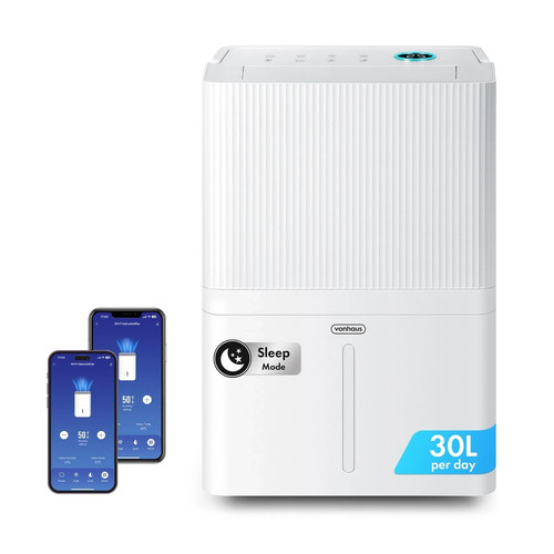 Vonhaus dehumidifier 30l - vonhaus,