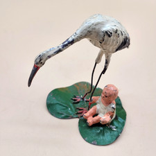 Antique cold Painted Lead