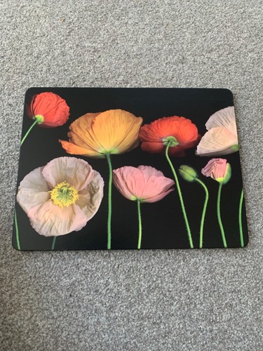 Denby black poppies - black,