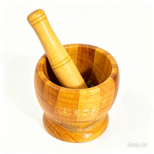 Wooden mortar and pestle set - pestle,