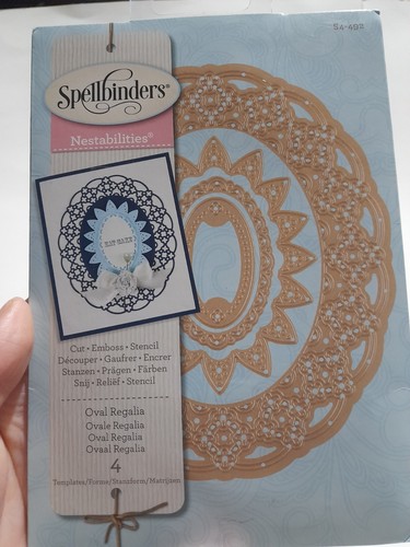 Stunning spellbinders oval - stunning,