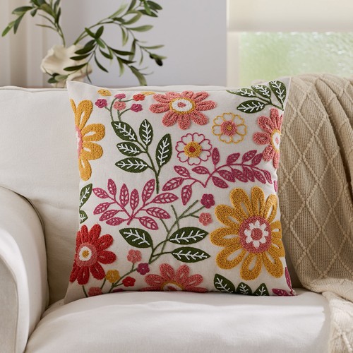 Colourful floral embroidered - colourful,