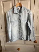 H&M womens denim shirt size euro 38