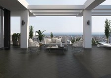 Pizarra black porcelain - black,