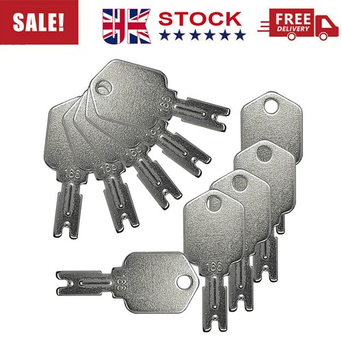 10x 166 forklift ignition key - 10x,