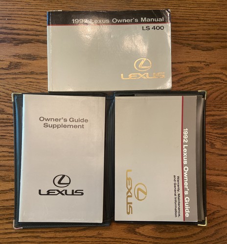 1992 lexus 400 owner - lexus,