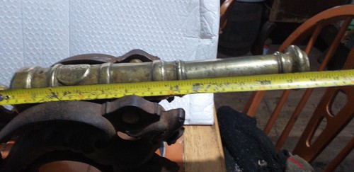 Brass and cast - and, cannon