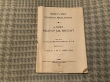 Queen's Own Cameron Highlanders A Short Regimental history