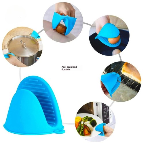 2pcs oven mitts silicone heat - silicone,