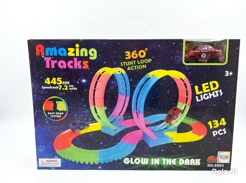 Tracks glow the - tracks, in
