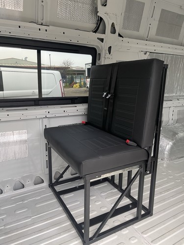 Fixed campervan seat frame