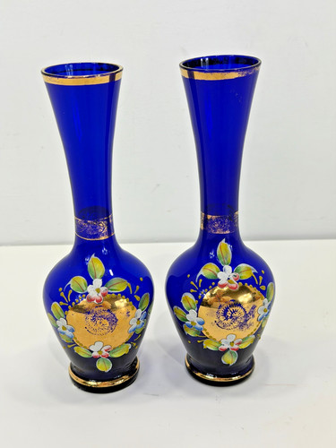 Blue and gold hand - blue,