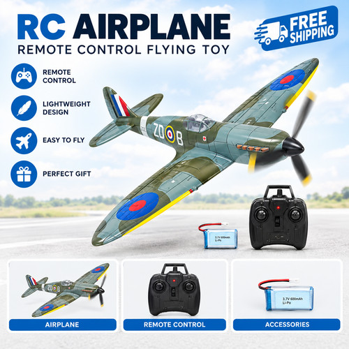 New spitfire plane epp - spitfire, rc