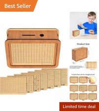 Elegant and Durable Wooden Cash Vault: Money Saving Challenge Box 10000€ Goal