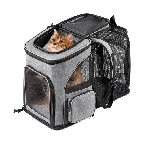 Expandable pet backpack - pet,