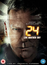 24: Live Another Day DVD (2014) Kiefer Sutherland cert 15 4 discs Amazing Value