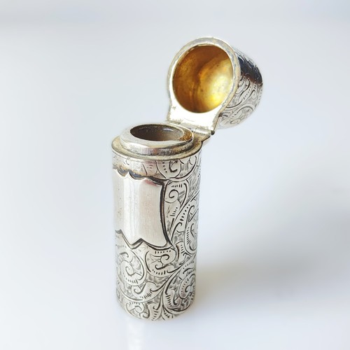 Fine victorian silver perfume - fine,