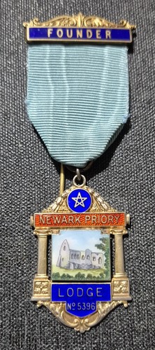 Masonic founders jewel - founders, jewel-newark