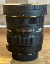 Sigma EX 10-20mm f/3.5 HSM DC Lens For Nikon APC; Think Tank Lens Changer Bag