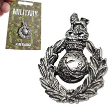 Commando Pewter Pin Badge Cap