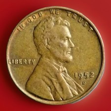 1952-D Lincoln Wheat Cent