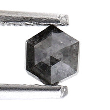 Hexagon Shape Black Color