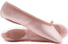 Katz Pink Satin Split-sole