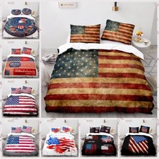 American flag quilt duvet - american,