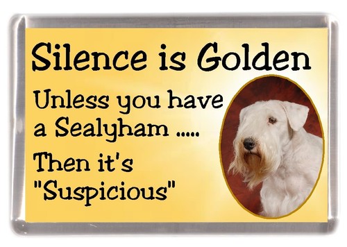 Sealyham terrier dog - dog, fridge