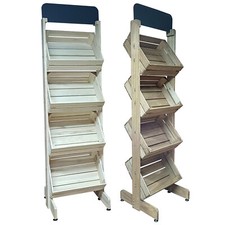 4 Angled Crate Display with