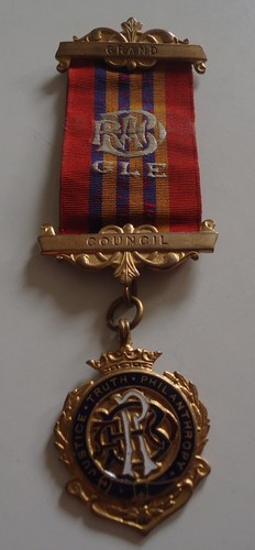 1955 masonic medal - 1955, raob