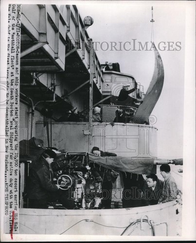 1951 press photo - photo, seaman
