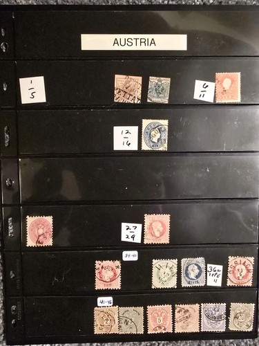 Austria old stamp collection - austria,
