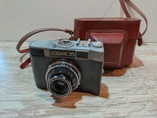 Cosmic 35 35mm Compact Film Camera & Case Russian Bakelite