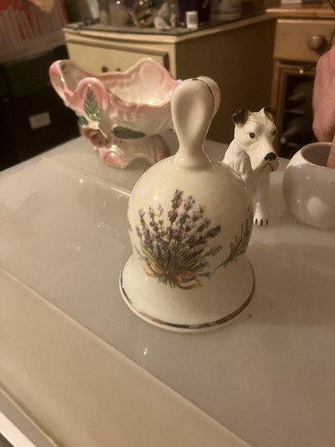 China bell with lavender - with,