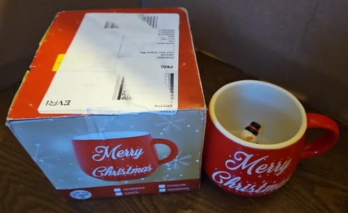 Merry christmas snowman red - merry, christmas,