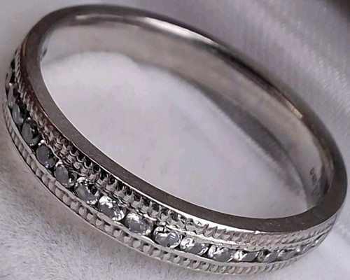 Palladium diamond eternity - palladium,